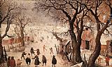 Hendrick Avercamp Canvas Paintings - Winter Landscape